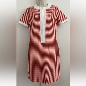 Flawless Vintage Red and White Striped Size Large Dress by Fritzi of California